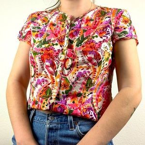 Vintage Liz Claiborne silk top